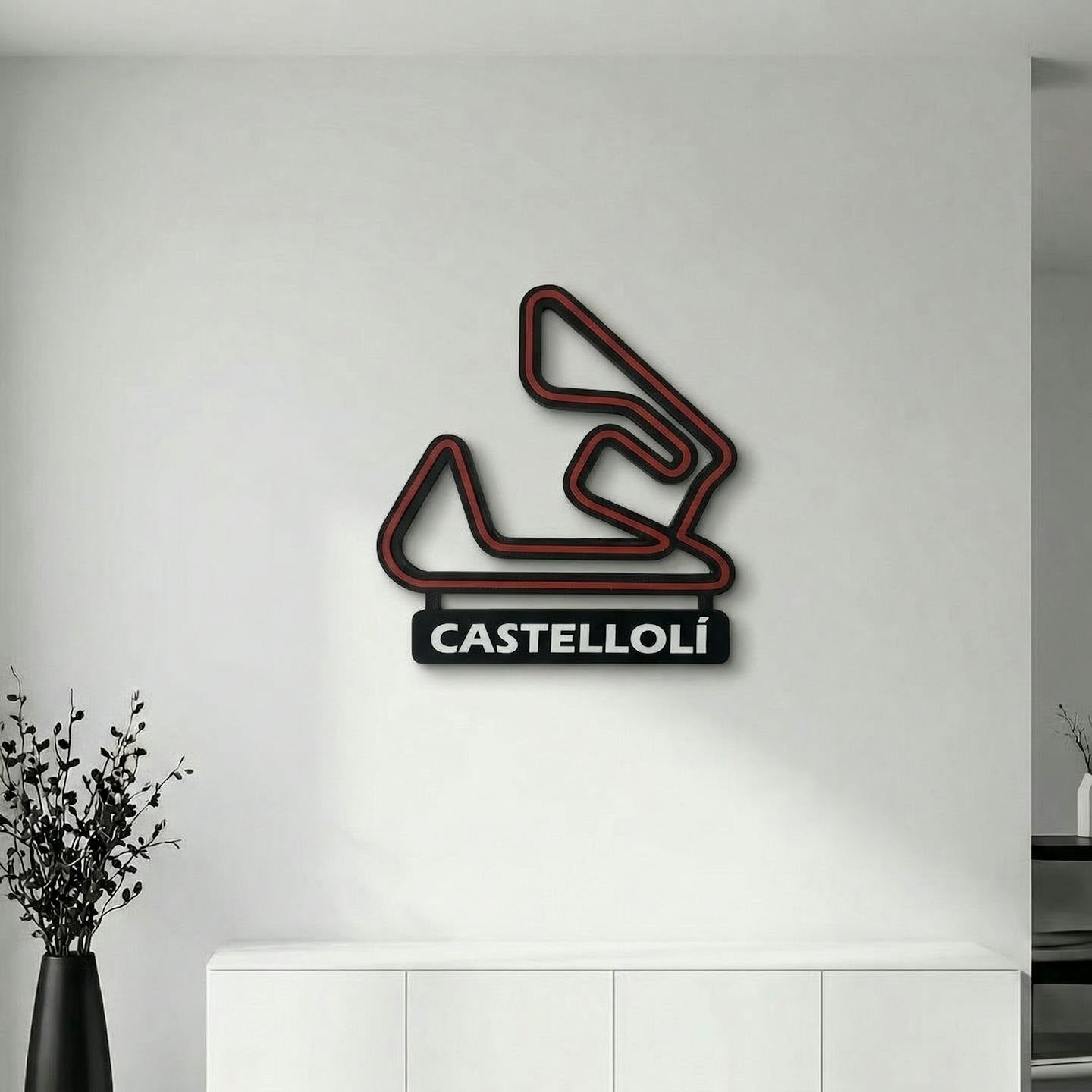 Circuito Castellolí pared 3D