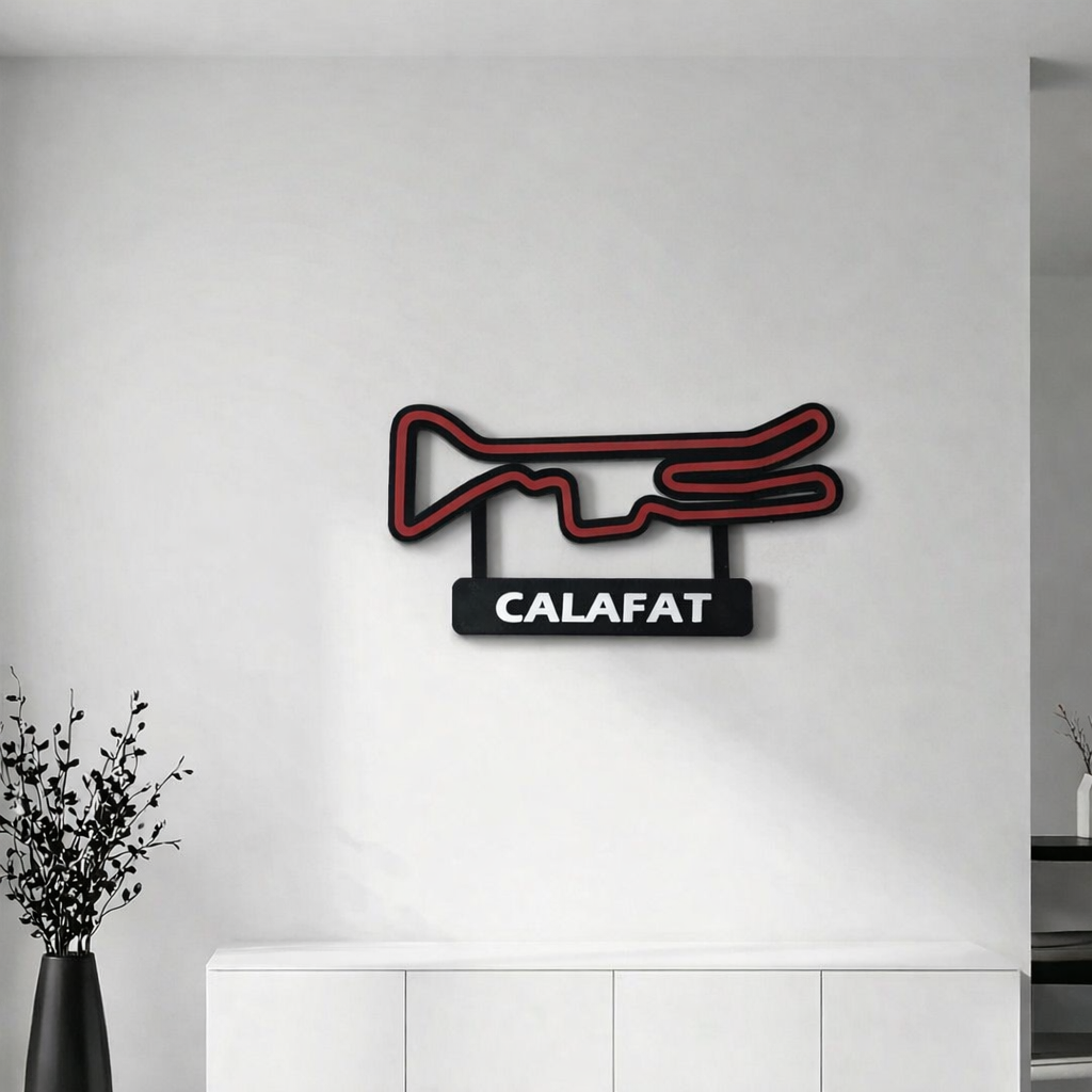 Circuito Calafat pared 3D